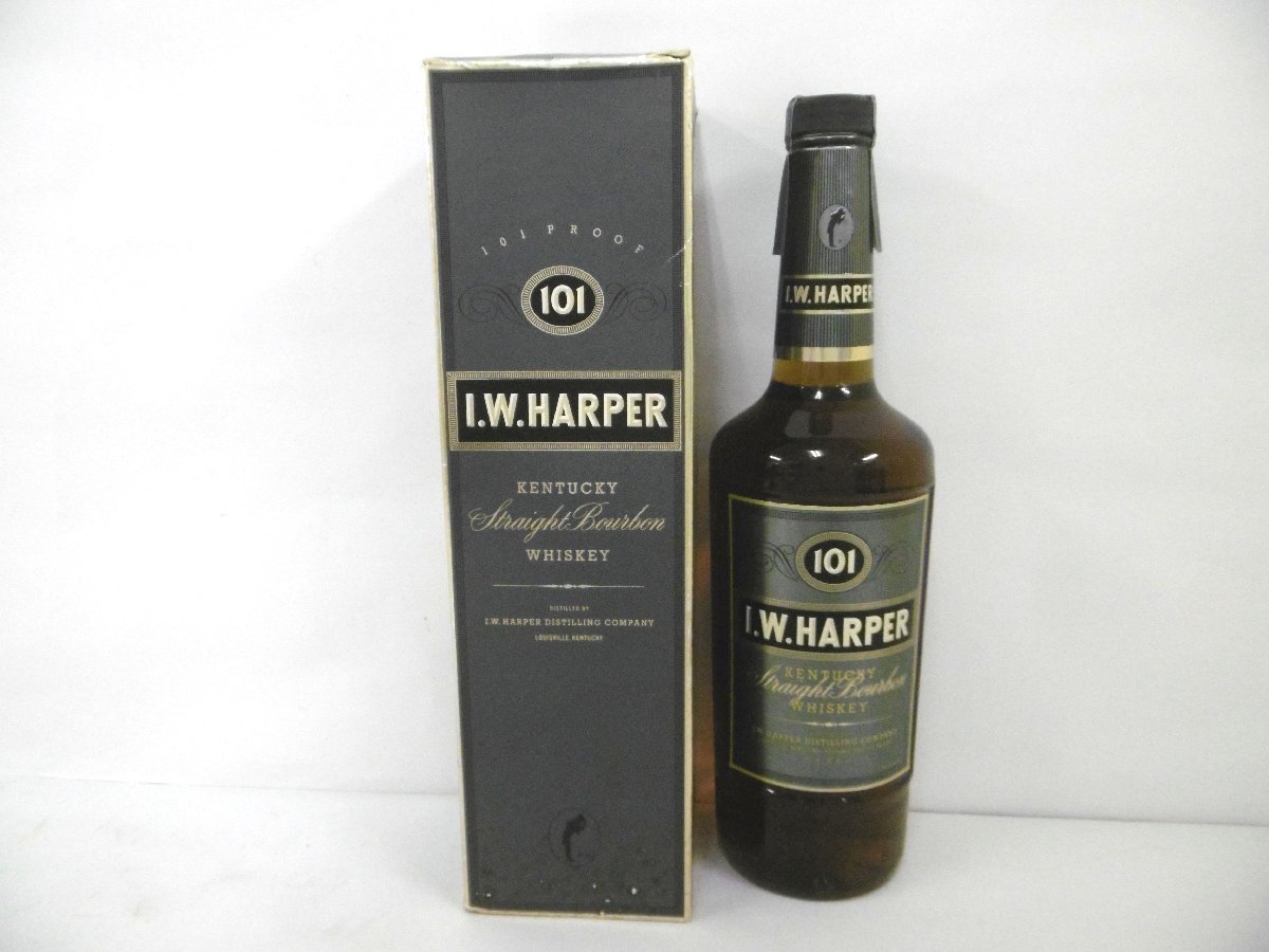 海外注文 古酒 未開栓 I W HARPER ハーパー 101 PROOF プルーフ