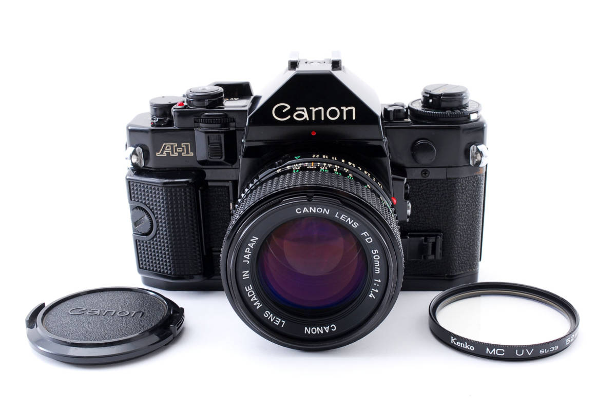 並品】Canon キャノン A-1 A1 SLR Film Camera + CANON LENS NEW FD NFD