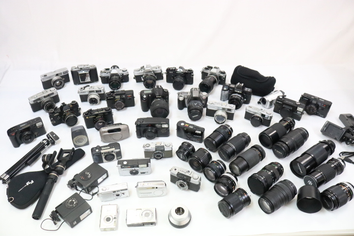 カメラ レンズ Canon OLYMPUS まとめ NIKON レンジ ジャンク PENTAX 