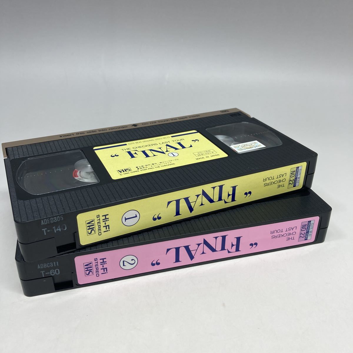 チェッカーズ LAST TOUR FINAL THE CHECKERS VHS 2本組 ビデオテープ 