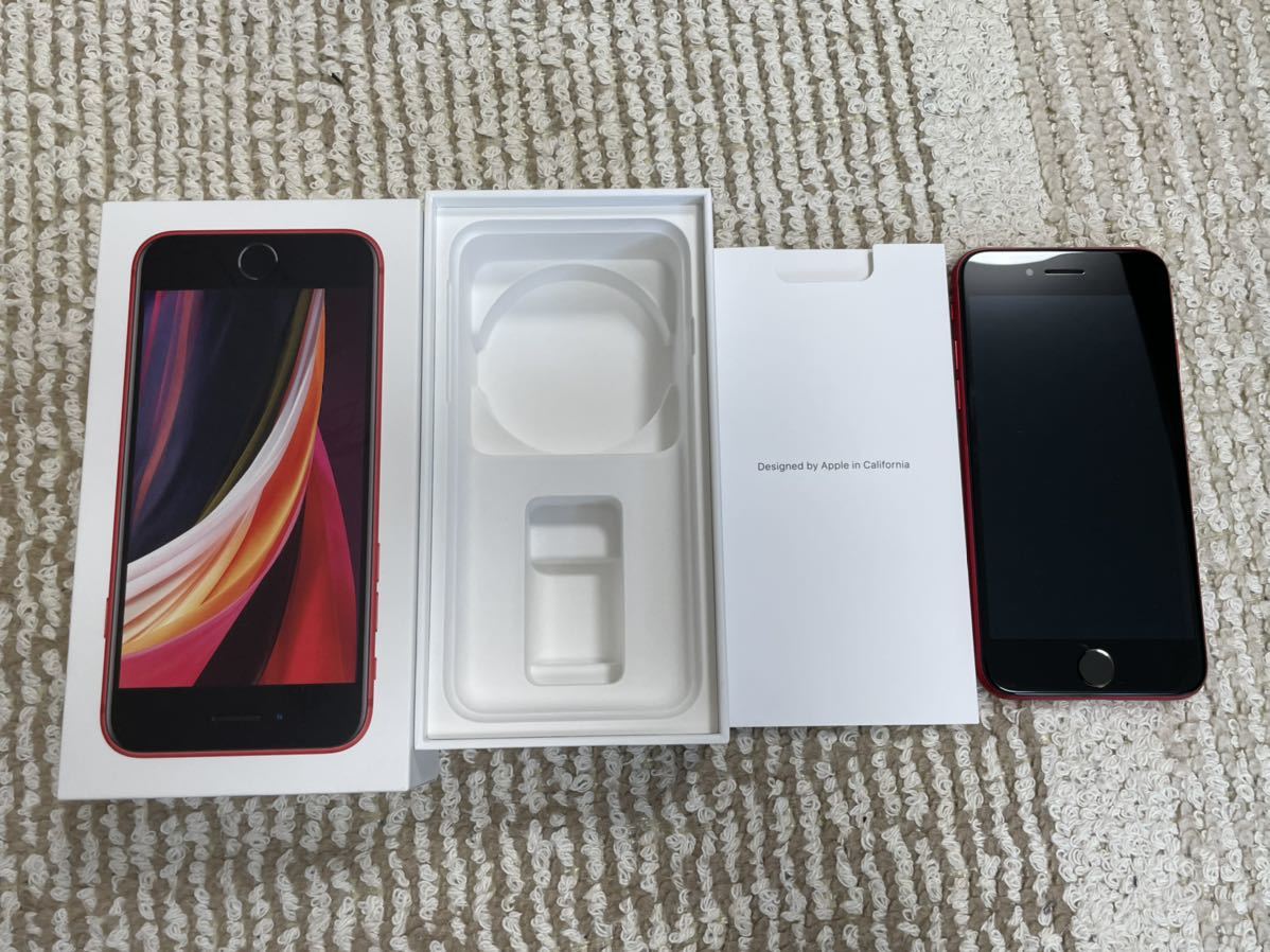 apple iPhone SE2 レッド 128GB simフリー版 ※注記確認願います iPhone