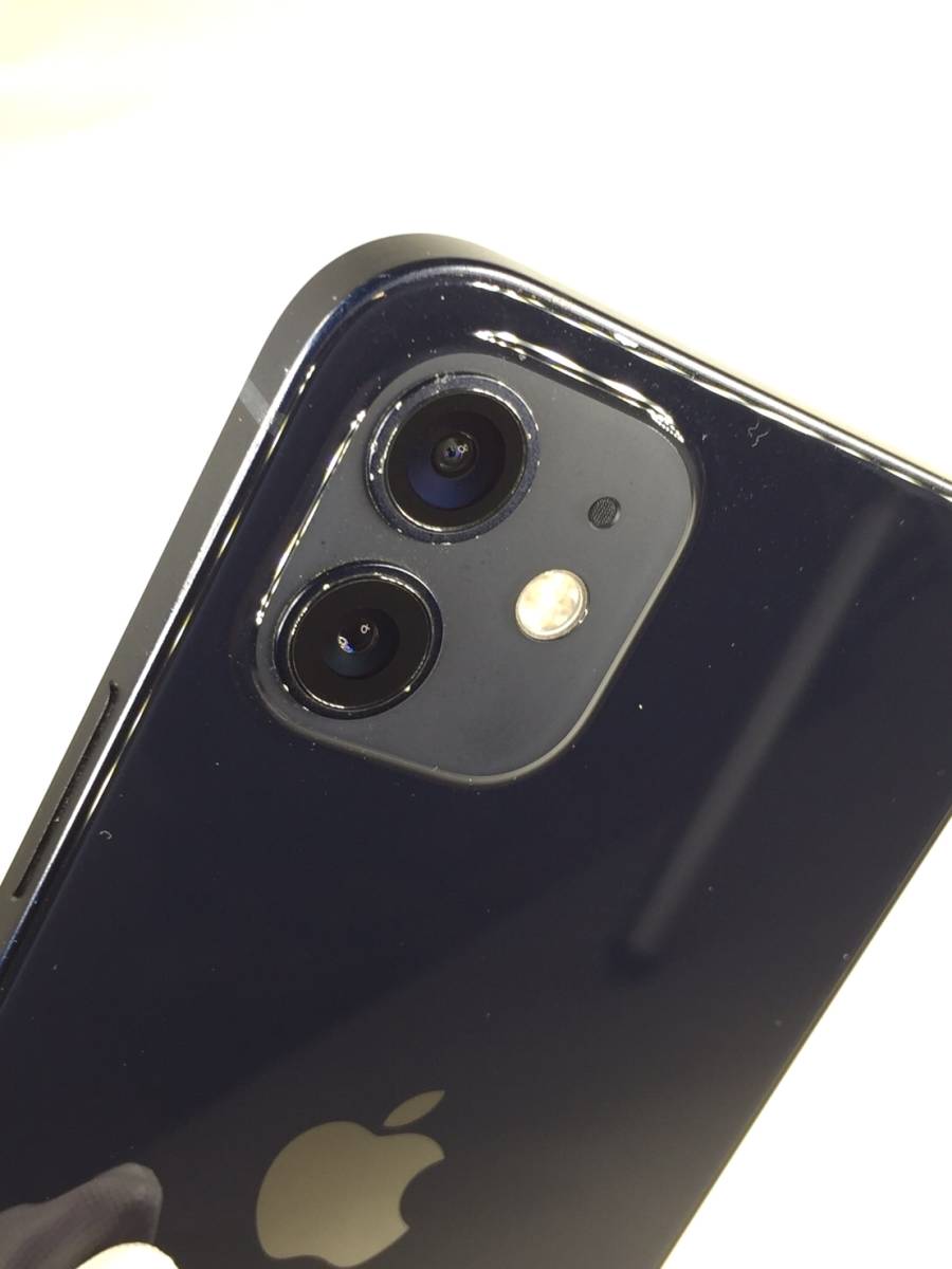 ジャンク品】Apple iPhone12 128GB ブラック 利用制限△ docomo SIM