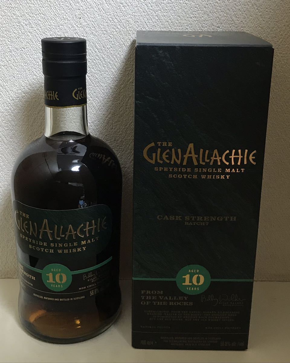 GLENALLACHIE グレンアラヒー 10年 CASK STRENGTH カスク ストレングス バッチ 7 whisky ウイスキー 56.8度 700ml 