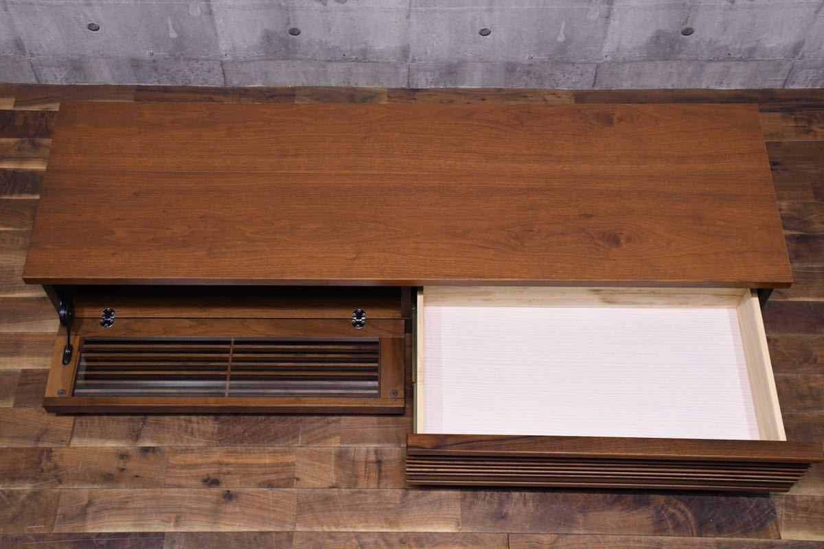 取付無料！ウニコ クルト 北欧風天然木ナチュラルテレビボード TV台