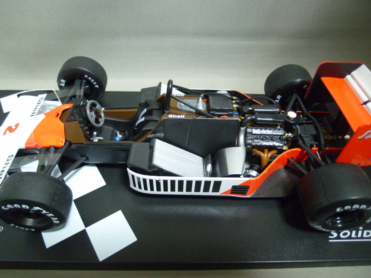 SOLIDO 1/18 マクラーレン TAG ポルシェ MP4/2B #2 A.プロスト 1985