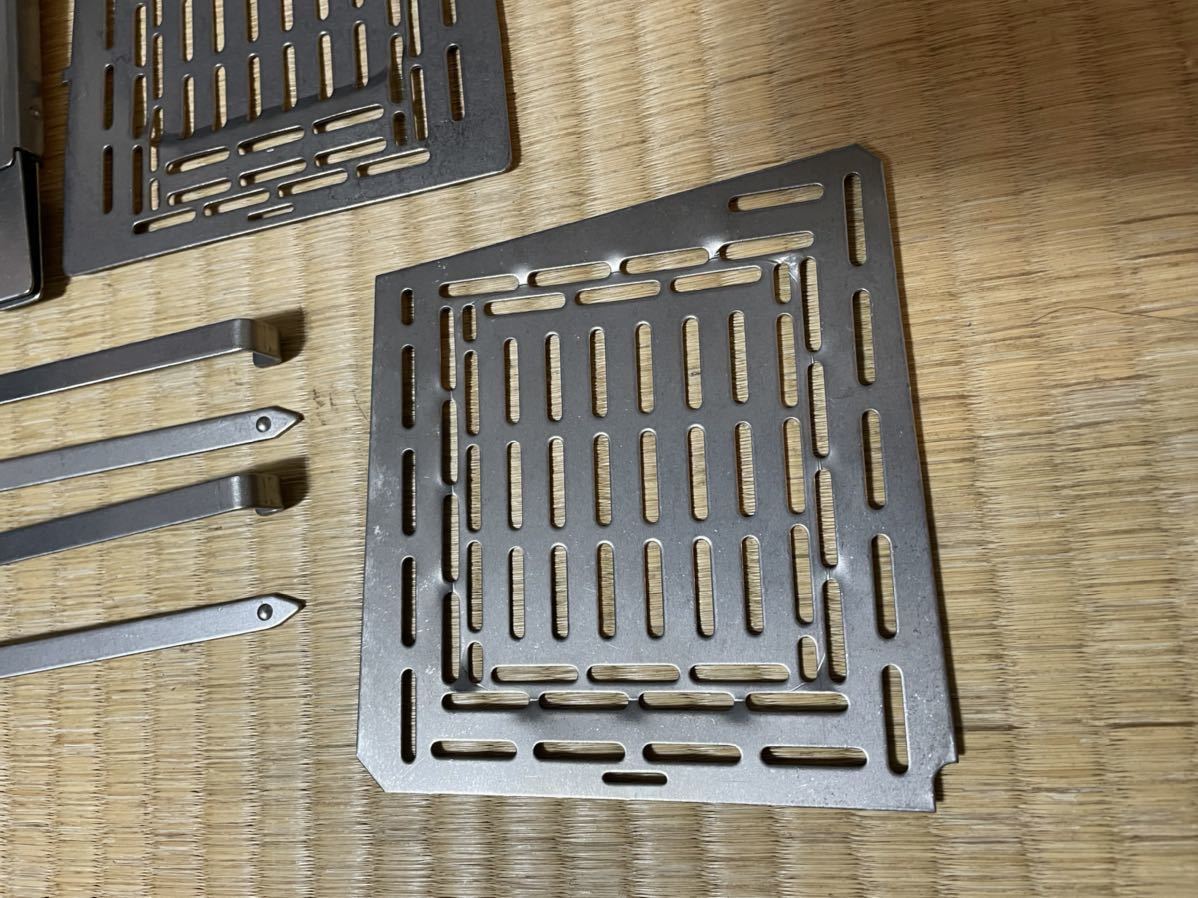 FIREBOX 焚き火台 G2 チタニウム オプションプレート+スティック付属
