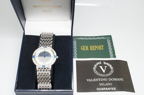 G28○作動良好 デッドストック未使用 ケース付 VALENTINO DOMANI