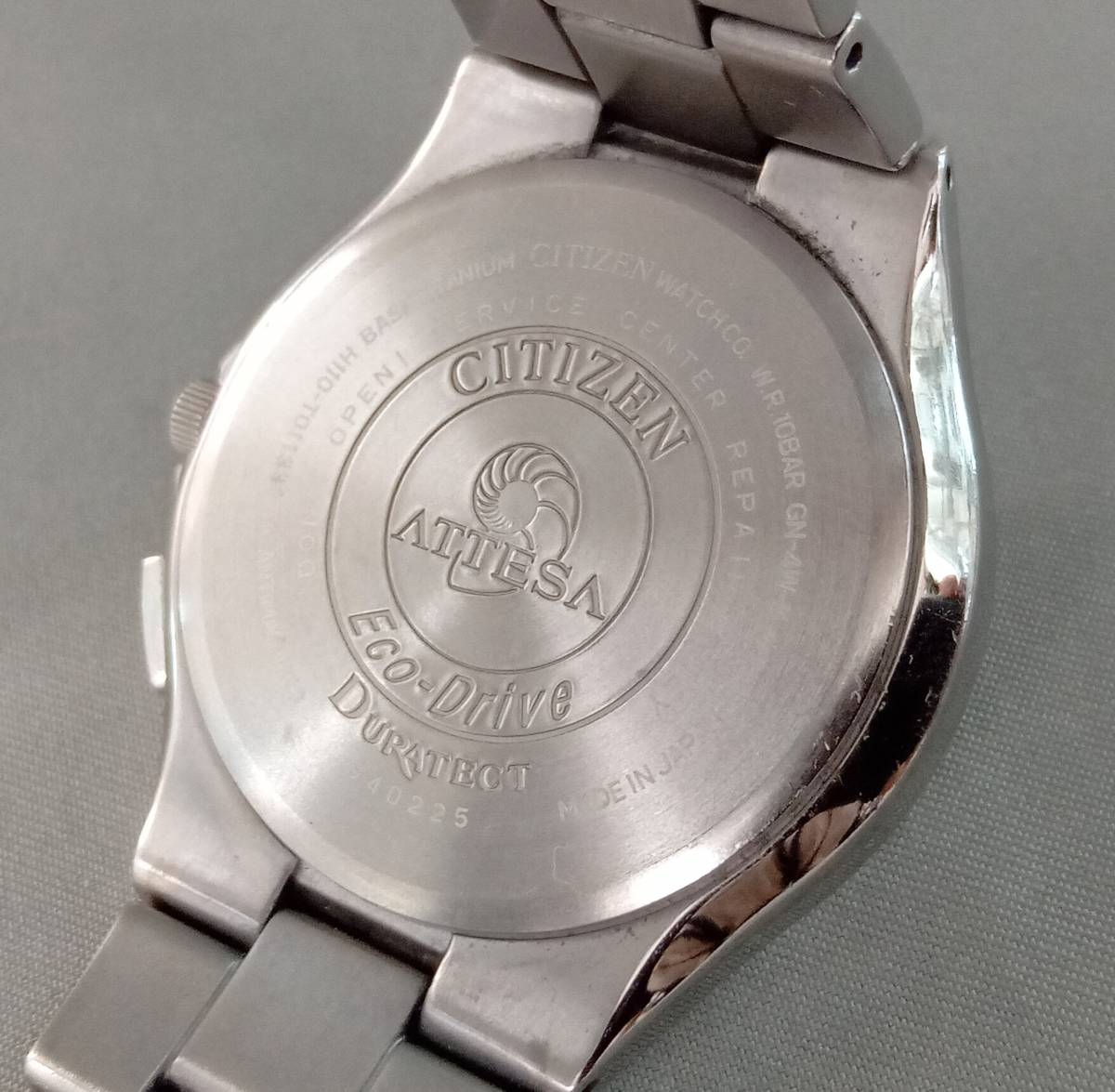 ジャンク 【動作未確認品】シチズン アテッサ CITIZEN ATTESA メンズ 