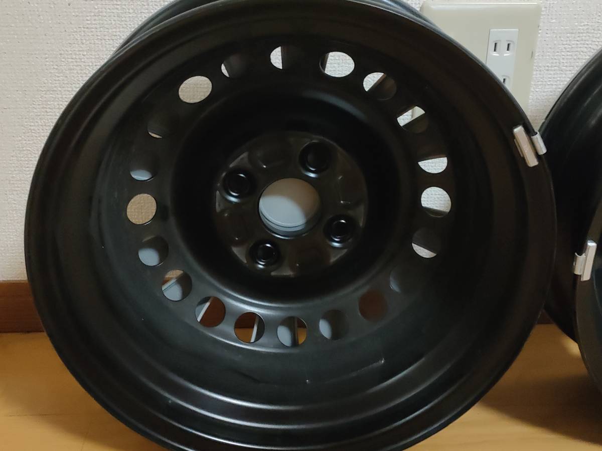 ダイハツ純正　14インチスチールホイール 新車外し　4本セット 新車外し ダイハツ 純正 スチール ホイール 14インチ 4穴 2本セット