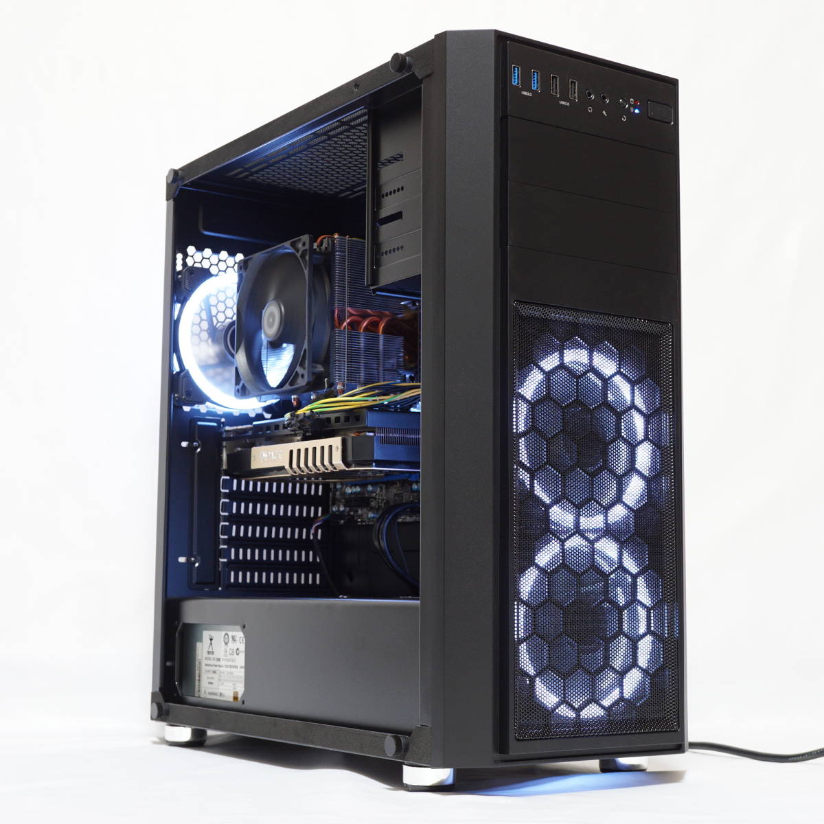 ゲーミングPC 新品ケース/新品SSD480GB/i7-3930K(i7-6700同等)/HDD500G/16GB/GTX970(GTX1060同等)/win11/Office2019/