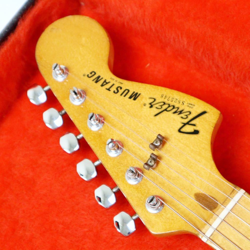 【★77〜78年製★】Fender USA mustang Olympic White フェンダー ムスタング ビンテージ エレキギター char ビンテージホワイト vintage