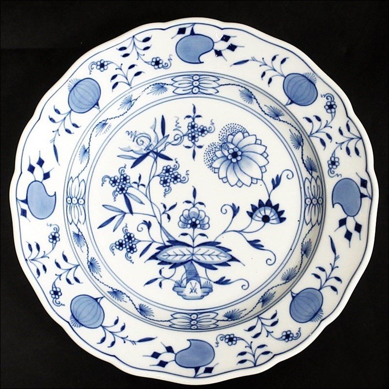 100%新品，HOT 13 34-503396-08 Y A マイセン Meissen ブルーオニオン プレート お皿 直径 約25.5cm 食器 ブランド 大34(マイセン)｜売買されたオークション情報、yahooの商品情報をアーカイブ公開 - オークファン マイセン