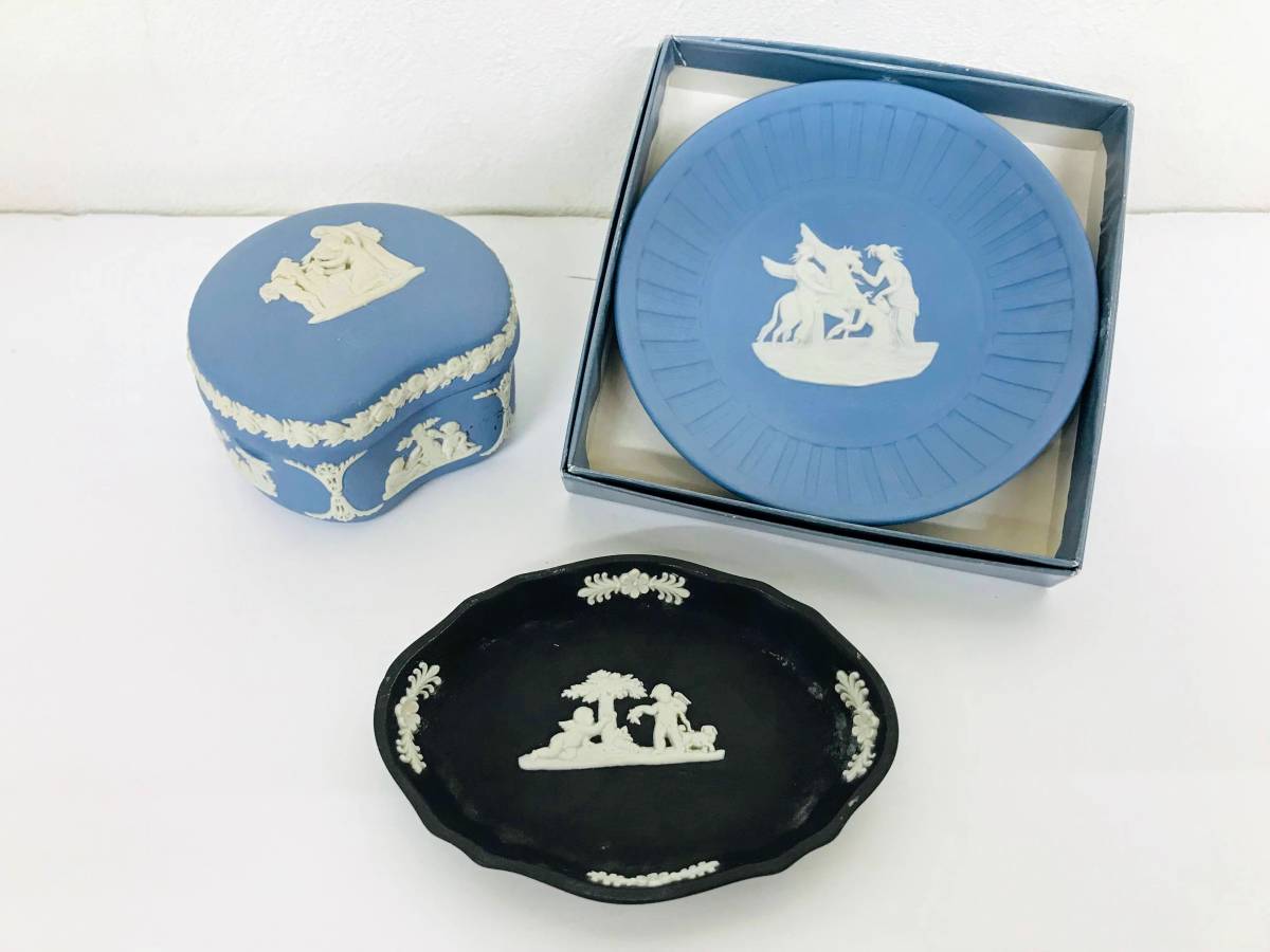 ウェッジウッド ジャスパー ブルー Wedgwood blue jasper - 日本