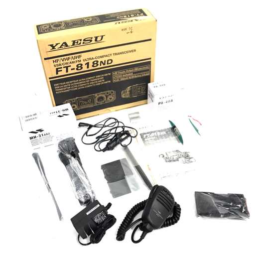 FT-818ND YAESU | HF⁄50⁄144⁄430MHz帯オールモードトランシーバー