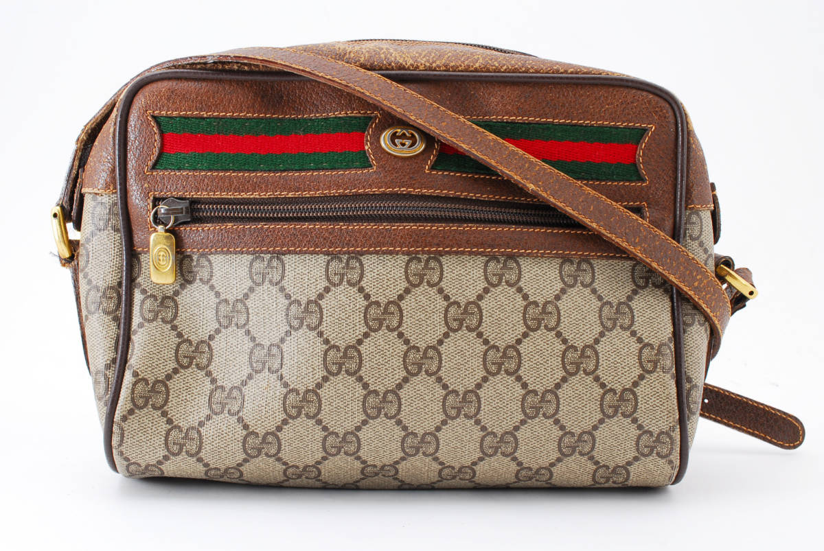 1円 GUCCI グッチ オールドグッチ ヴィンテージ シェリーライン 