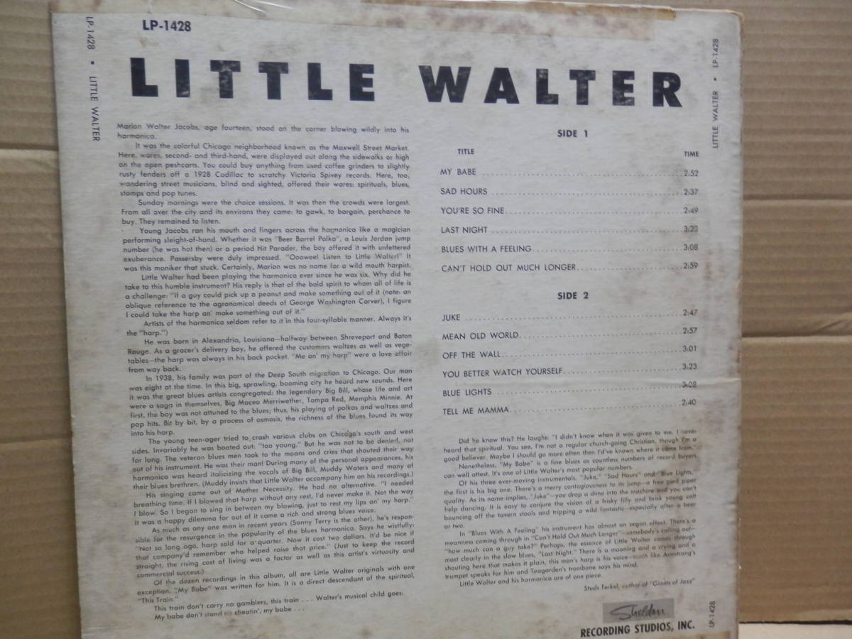 ⁄ WALTER Best LITTLE Of Chess The Little Walter (LP) | WAXPEND 