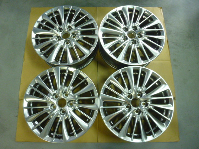 ★新車外し 30系 アルファード ヴェルファイア 後期 純正 17インチ アルミホイール 4本セット ハイグロス 送料安★