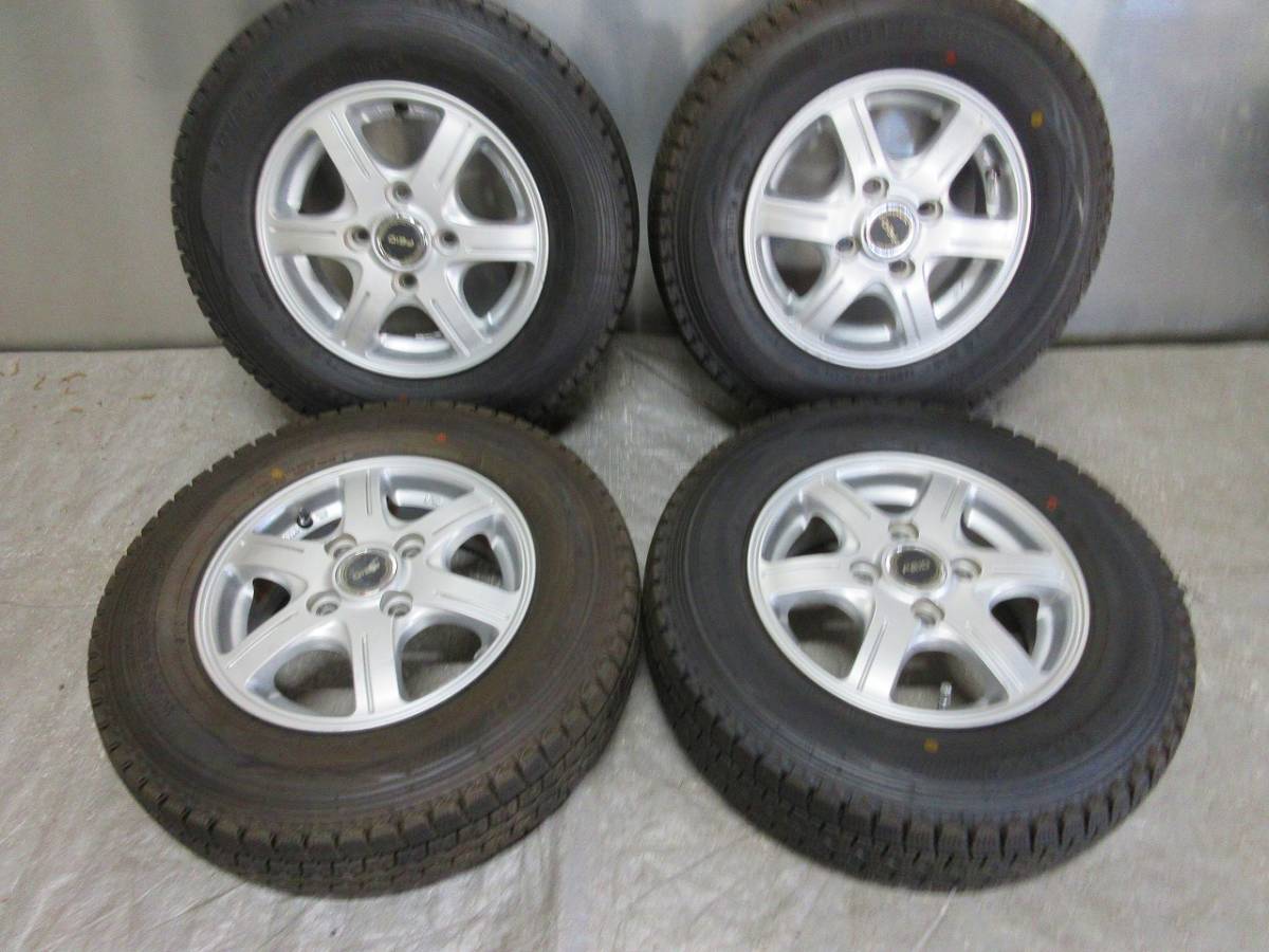 人気定番，人気 9-9.5分山 17年製 ダンロップWINTER MAXX SV01 145R12 6P.R LT 社外ホイール 12&times;4J +40 4H-100 4本セット B726(スタッドレスタイヤ)｜売買されたオークション情報、yahooの商品情報をアーカイブ公開 - オー 4穴