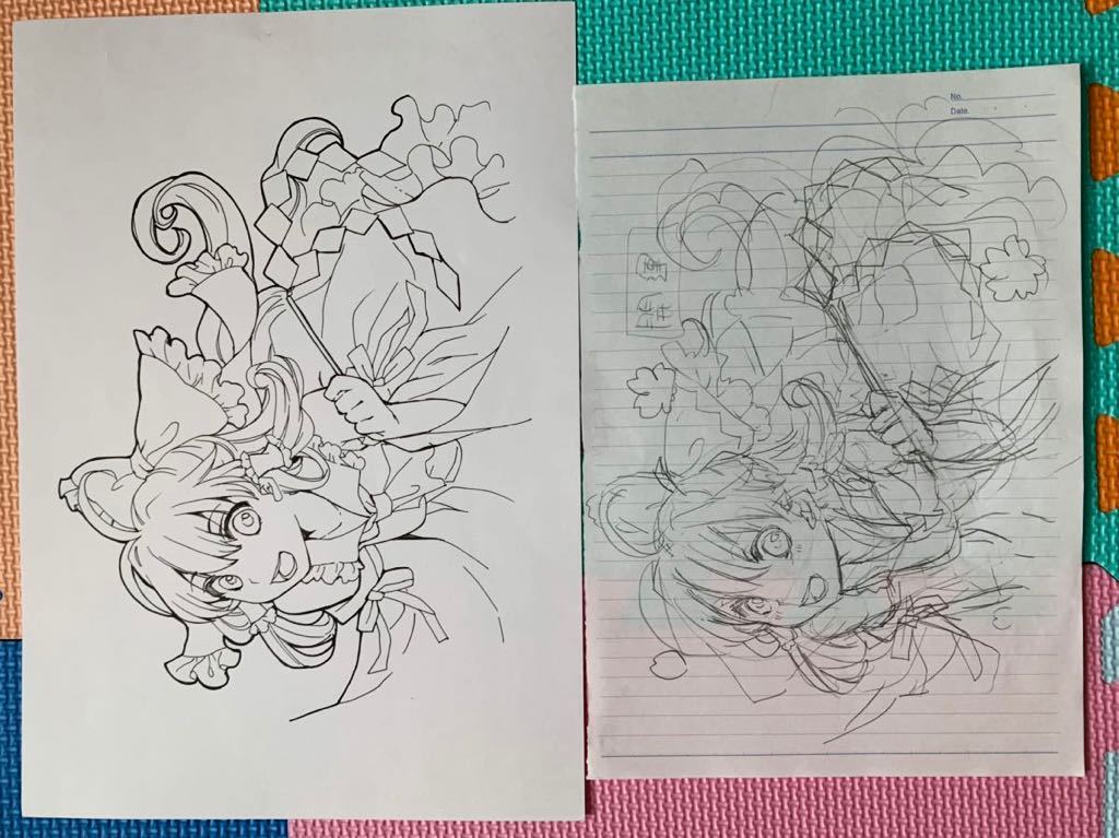 C 東方 線画10枚セット 下書き 鉛筆手描きイラスト同人 手描きイラスト 売買されたオークション情報 Yahooの商品情報をアーカイブ公開 オークファン Aucfan Com