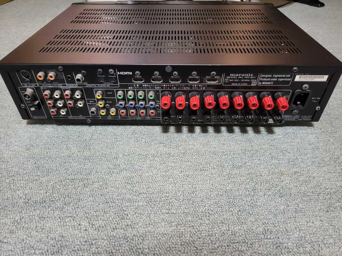 アンプ nr1601 ☆ marantz マランツ NR1601 AVアンプ 2010年製 ☆ジャンク☆ NR1601