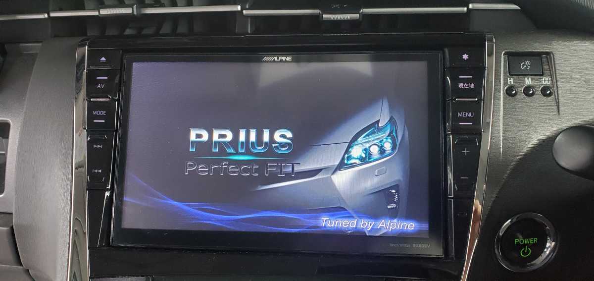 アルパイン9インチSDナビ EX009V 30プリウス用 2016年データ パネル 