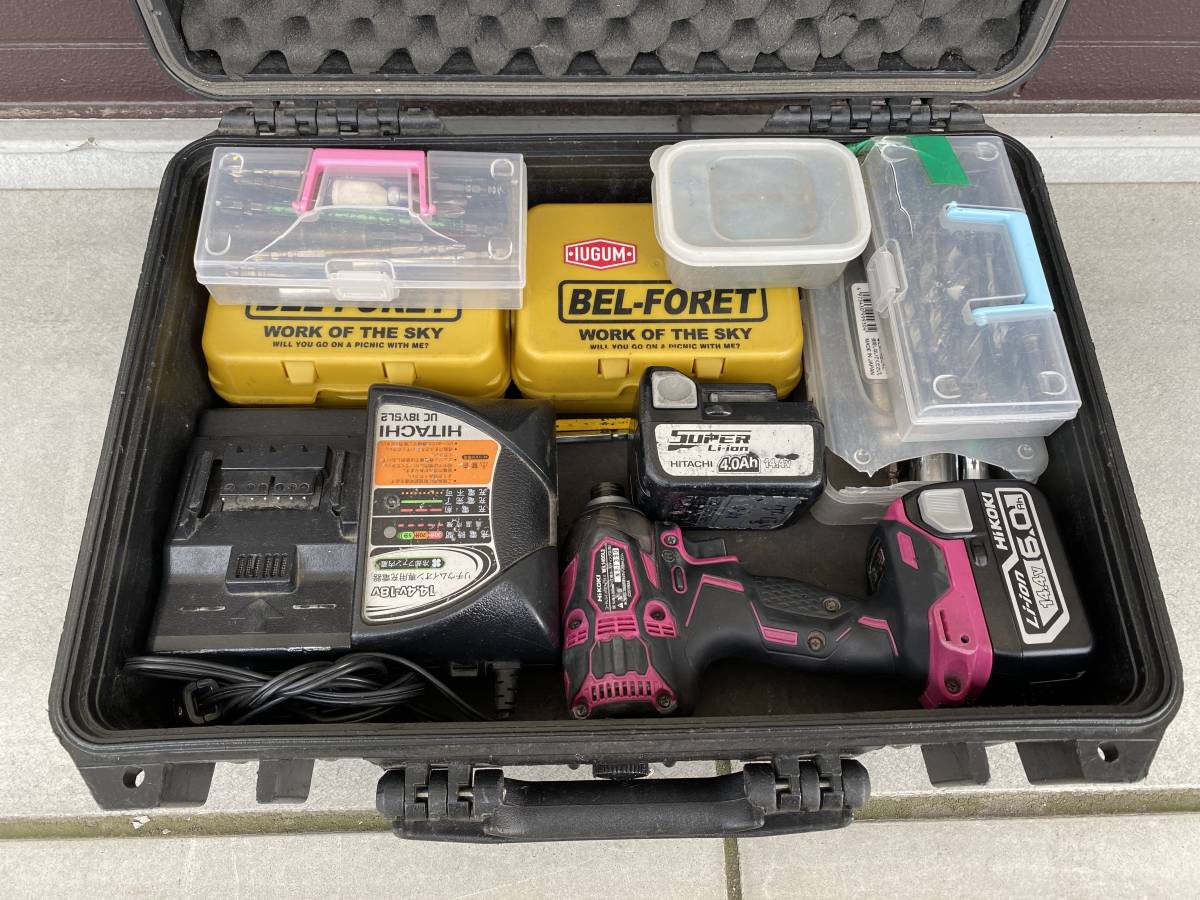 高品質，お得 HiKOKI WH14DDL2 14.4V コードレスインパクトドライバ バッテリー 充電器 ドリルセット(本体)｜売買されたオークション情報、yahooの商品情報をアーカイブ公開 - オークファン インパクトドライバ