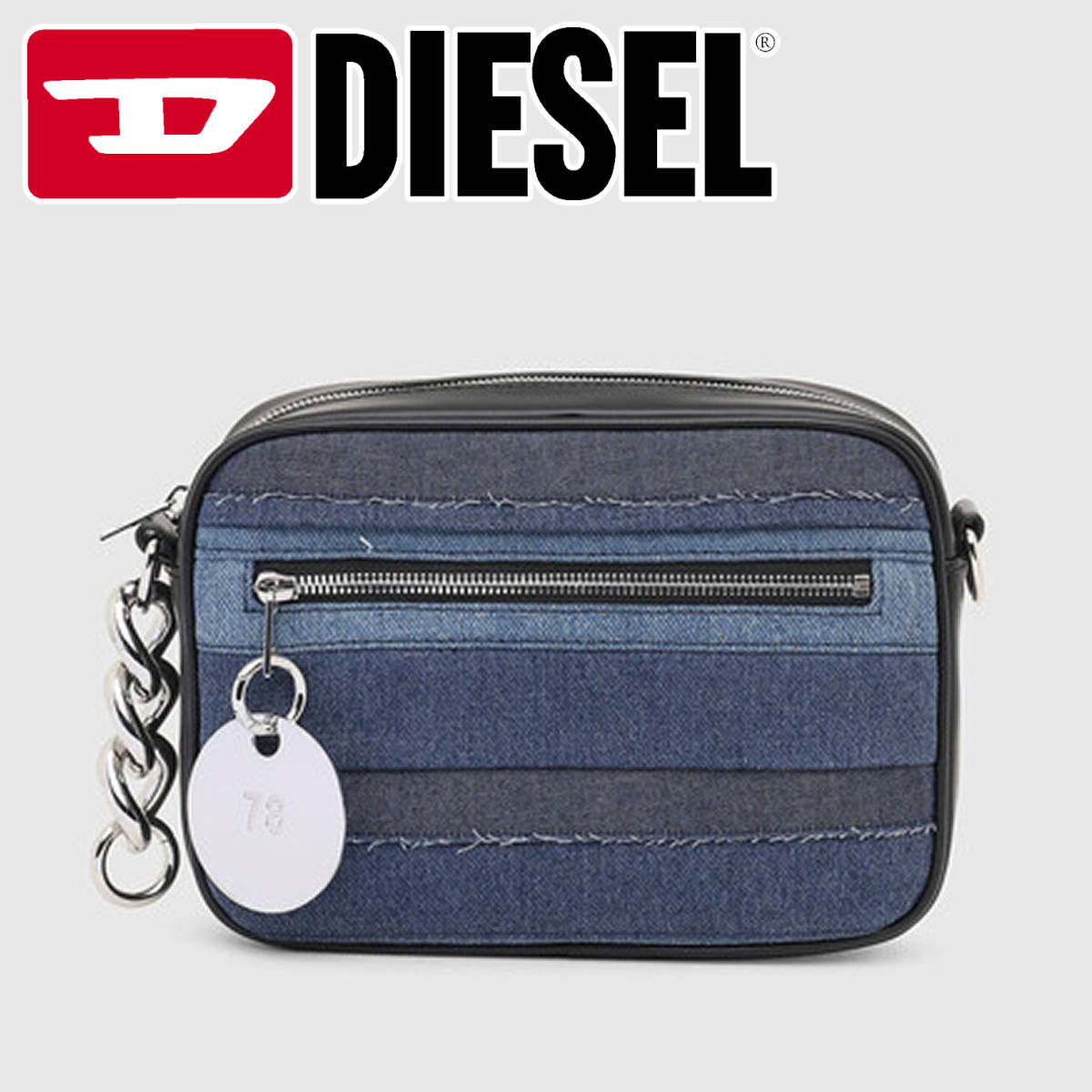 正規 新品 DIESEL ディーゼル ロゴ ショルダーバッグ ハンドバッグ 
