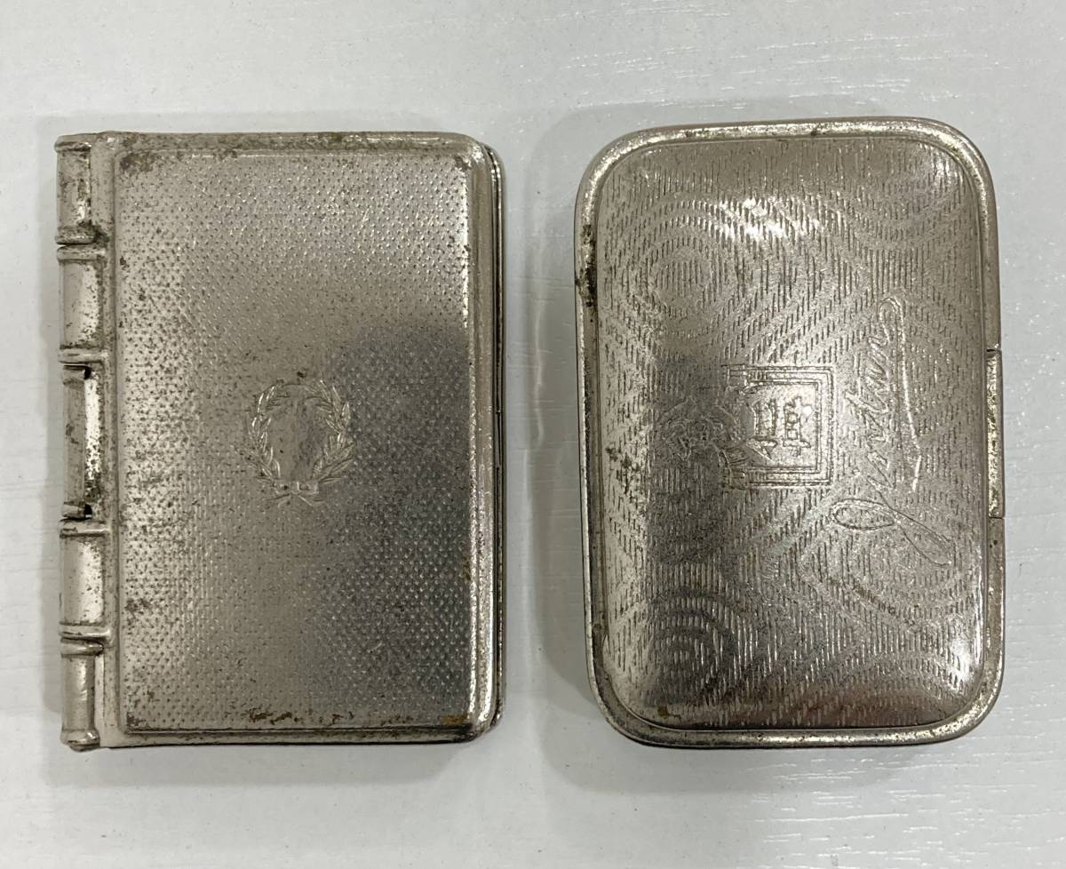 G「9830」仁丹入れ 仁丹ケース 薬籠 薬箱 金属工芸 時代物 古民具