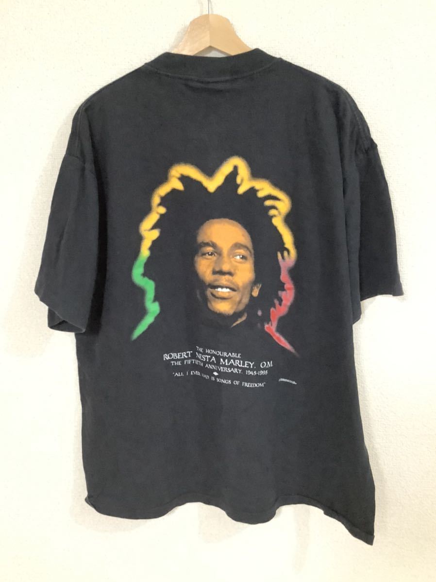 90sヴィンテージBob Marley ボブマーリー Tシャツ XL BOB
