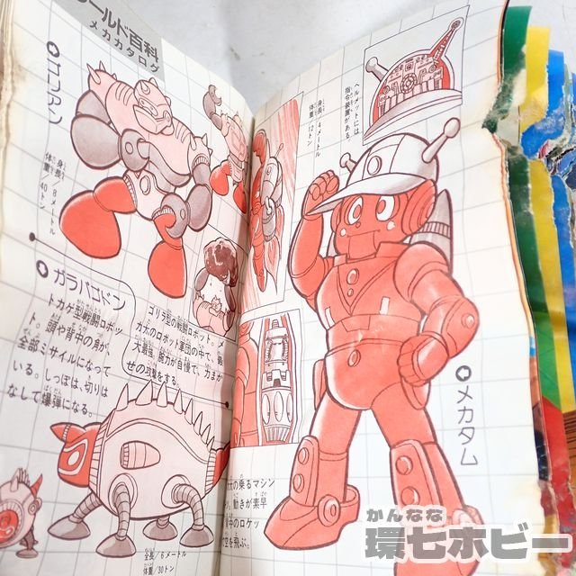 3KX141◇状態難▽当時物 グリコ メカワールド百科 非売品 カタログ