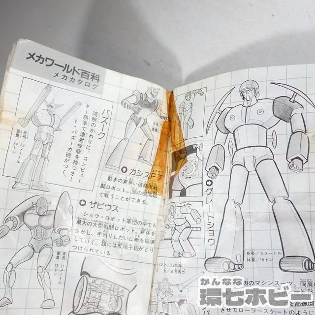 3KX141◇状態難▽当時物 グリコ メカワールド百科 非売品 カタログ