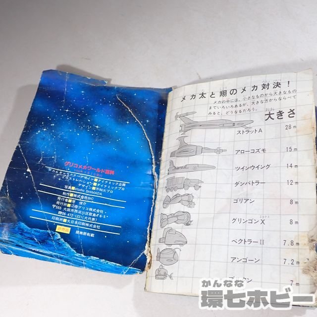 3KX141◇状態難▽当時物 グリコ メカワールド百科 非売品 カタログ