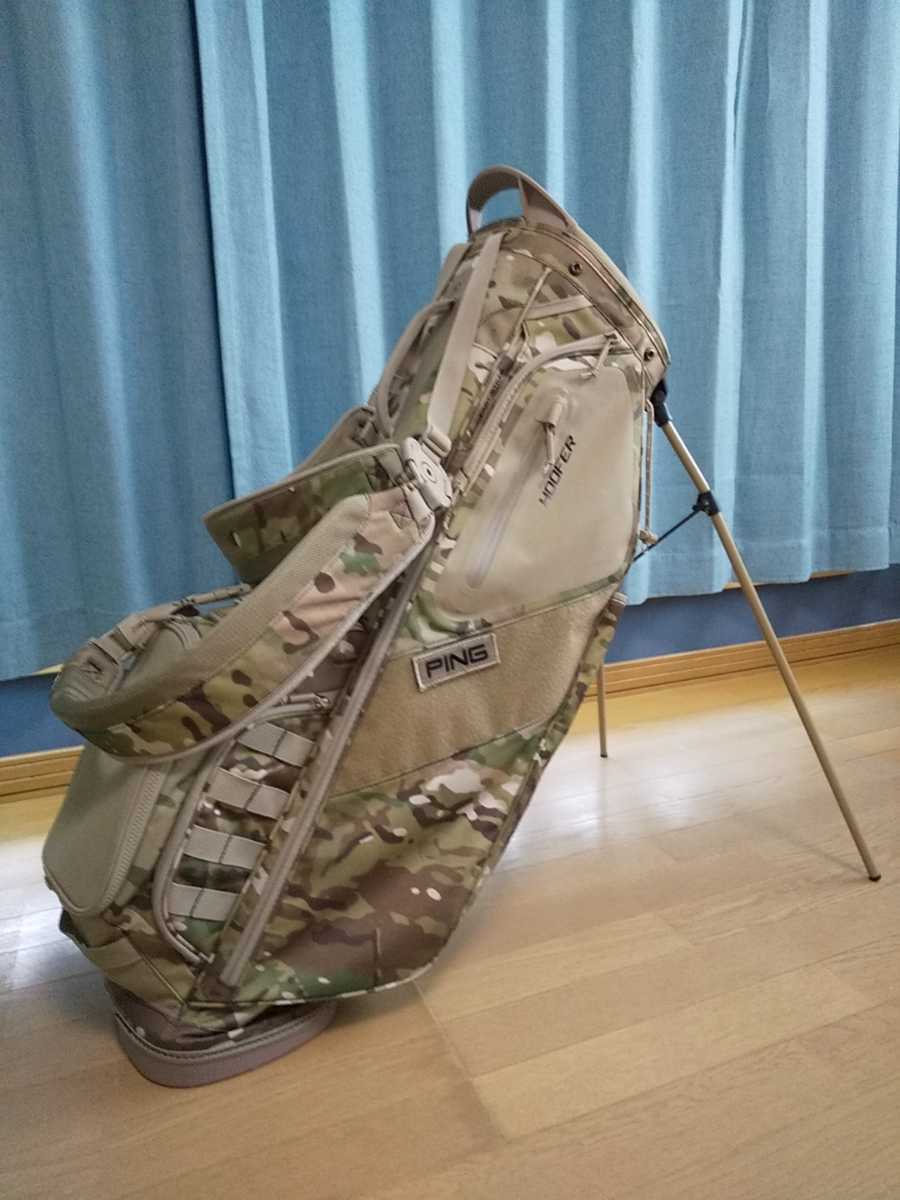 ☆1円～ PING ピン 迷彩 スタンド式 日本未発売品 中古☆ ping キャディ