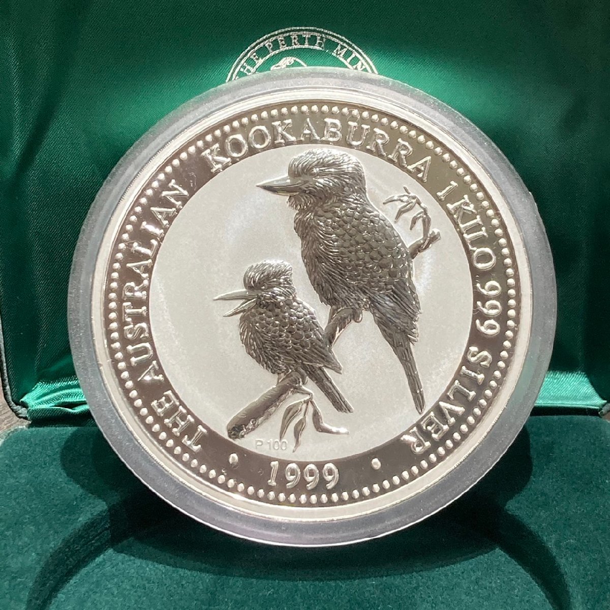 THE PERTH MINT 純銀 1999年 カワセミ オーストラリア 30ドル銀貨 1kg