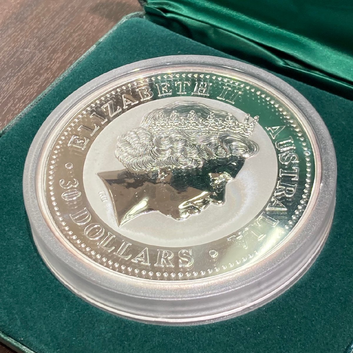 THE PERTH MINT 純銀 1999年 カワセミ オーストラリア 30ドル銀貨 1kg
