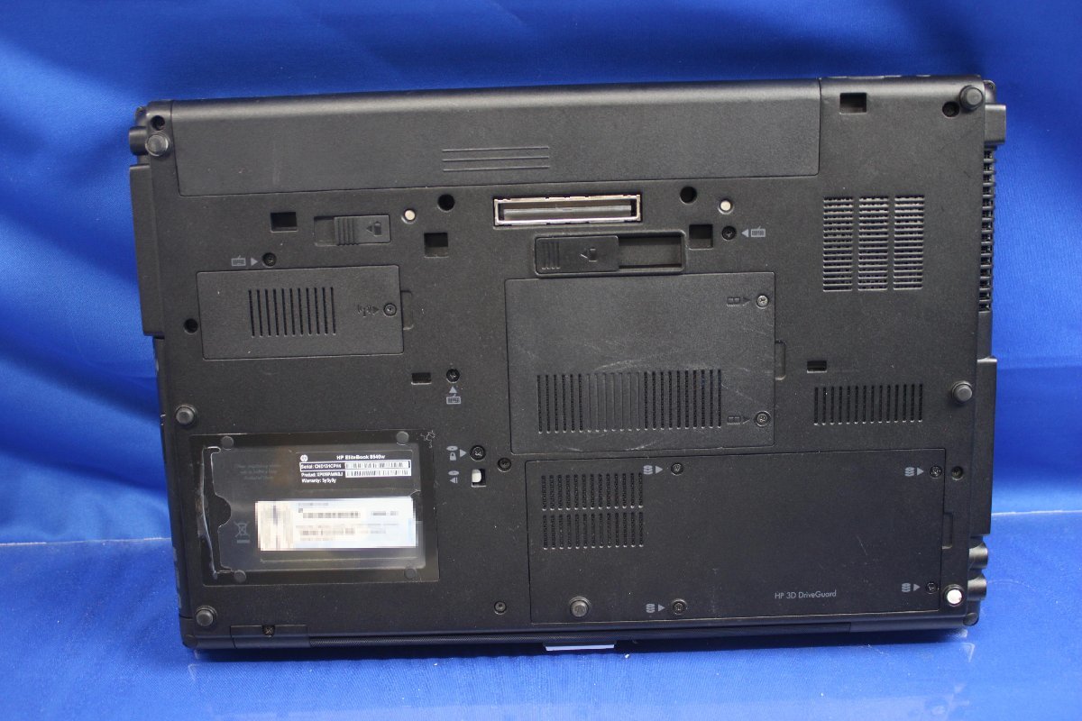 訳ありOS無し HP EliteBook 8540w/Core i7-M640/メモリ4GB/HDD無