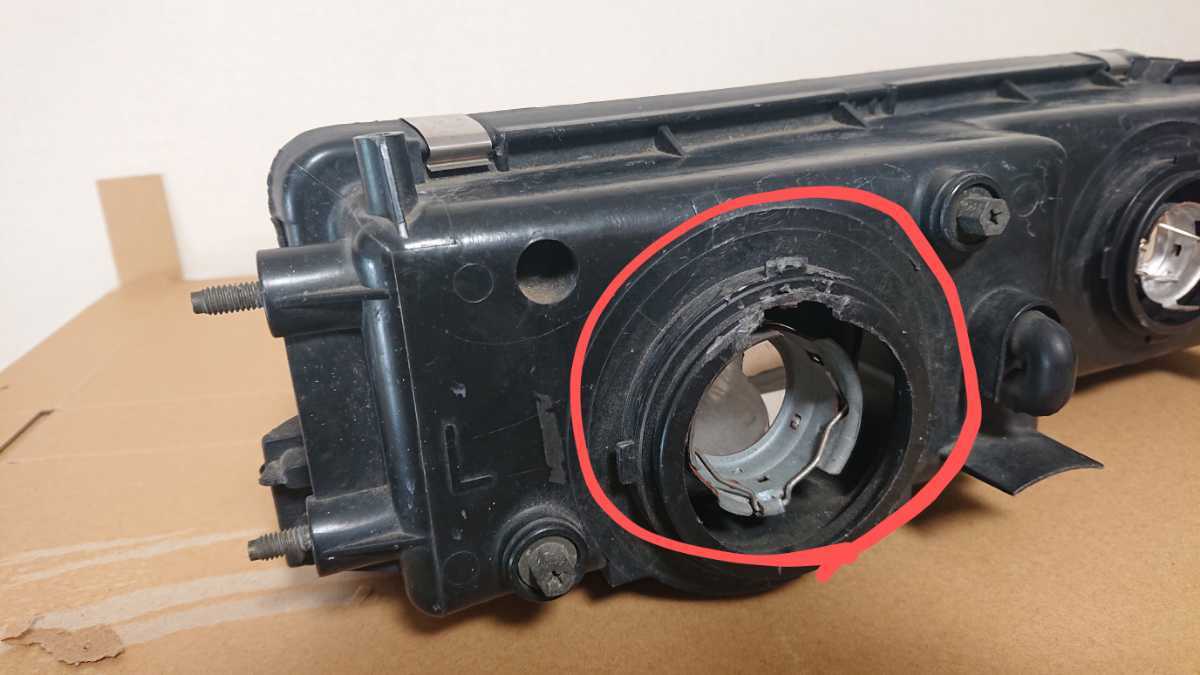 当時物 日産 S13 PS13 シルビア 角目左右ヘッドライト 前期後期 
