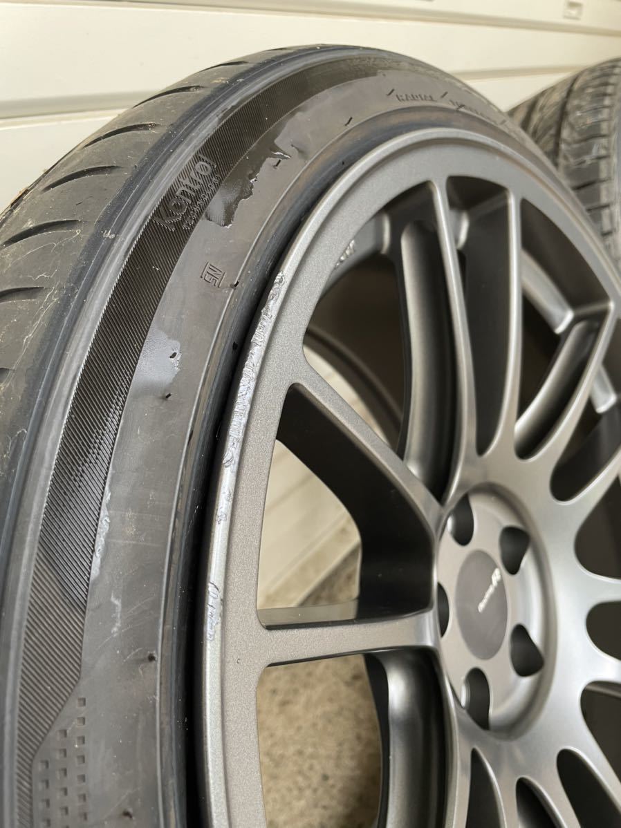 ENKEI GTC01RR 9.5J +35R18 PCD100 ホイールのみ4本_2