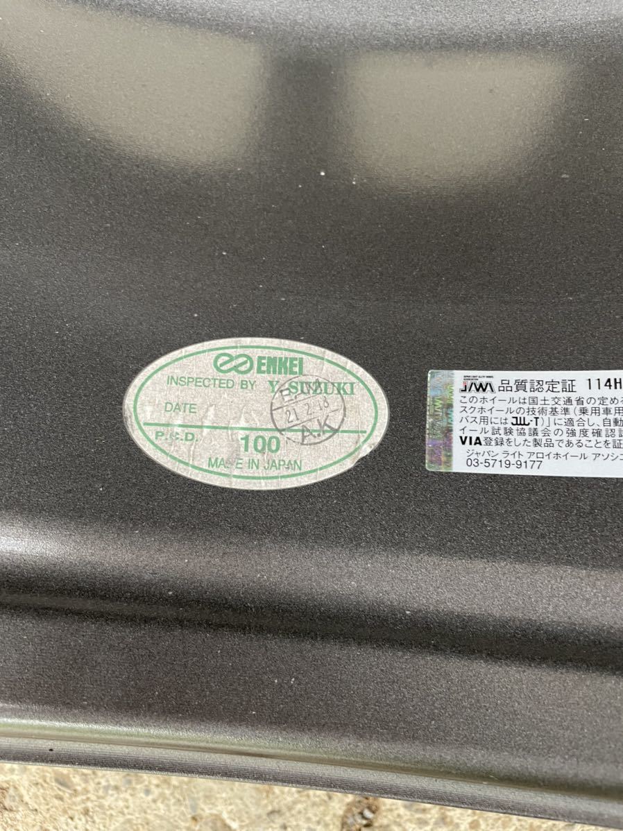 ENKEI GTC01RR 9.5J +35R18 PCD100 ホイールのみ4本_6