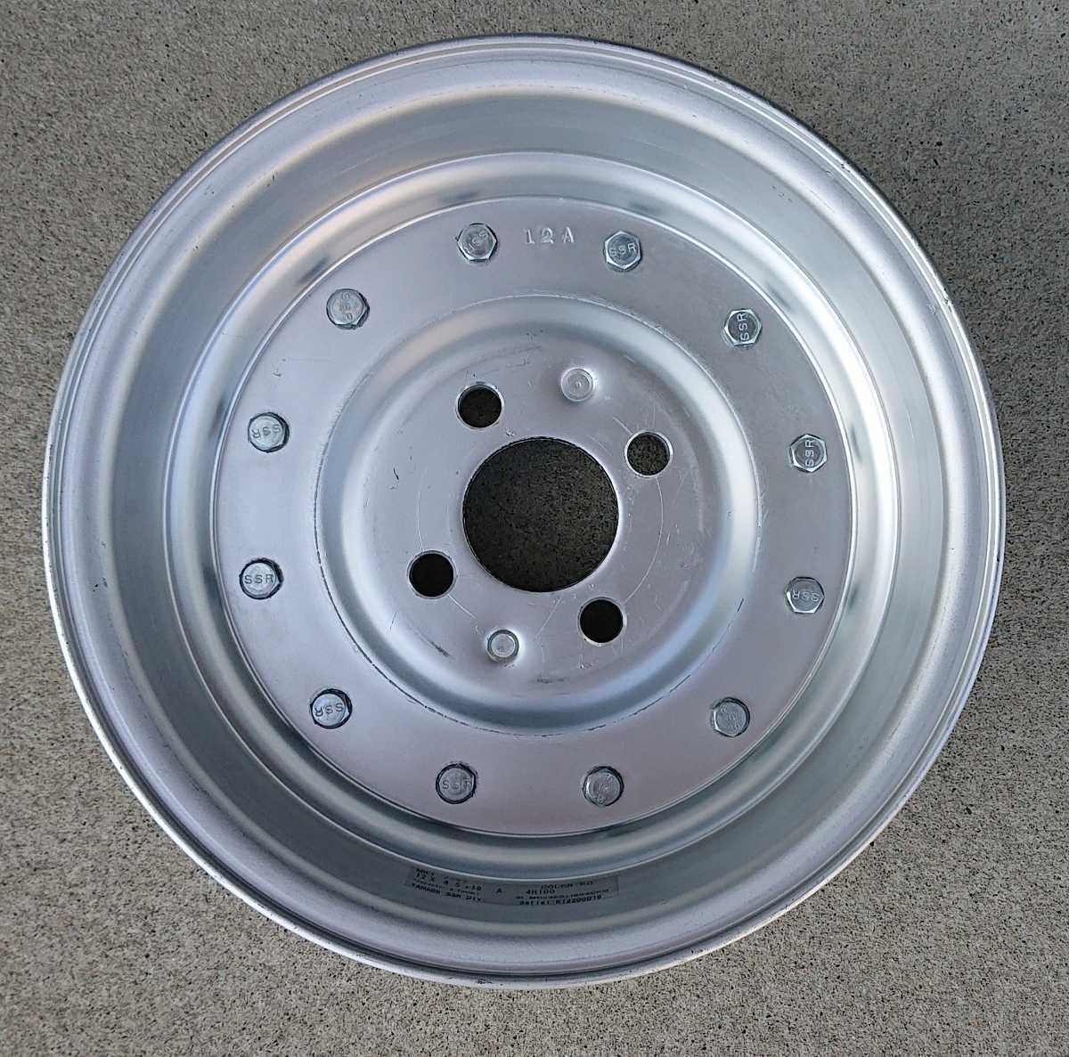 ☆MK1 4.5J 1本 4H PCD100 Speedstar 12inch マーク1 ⅠⅡⅢ 旧車 浅