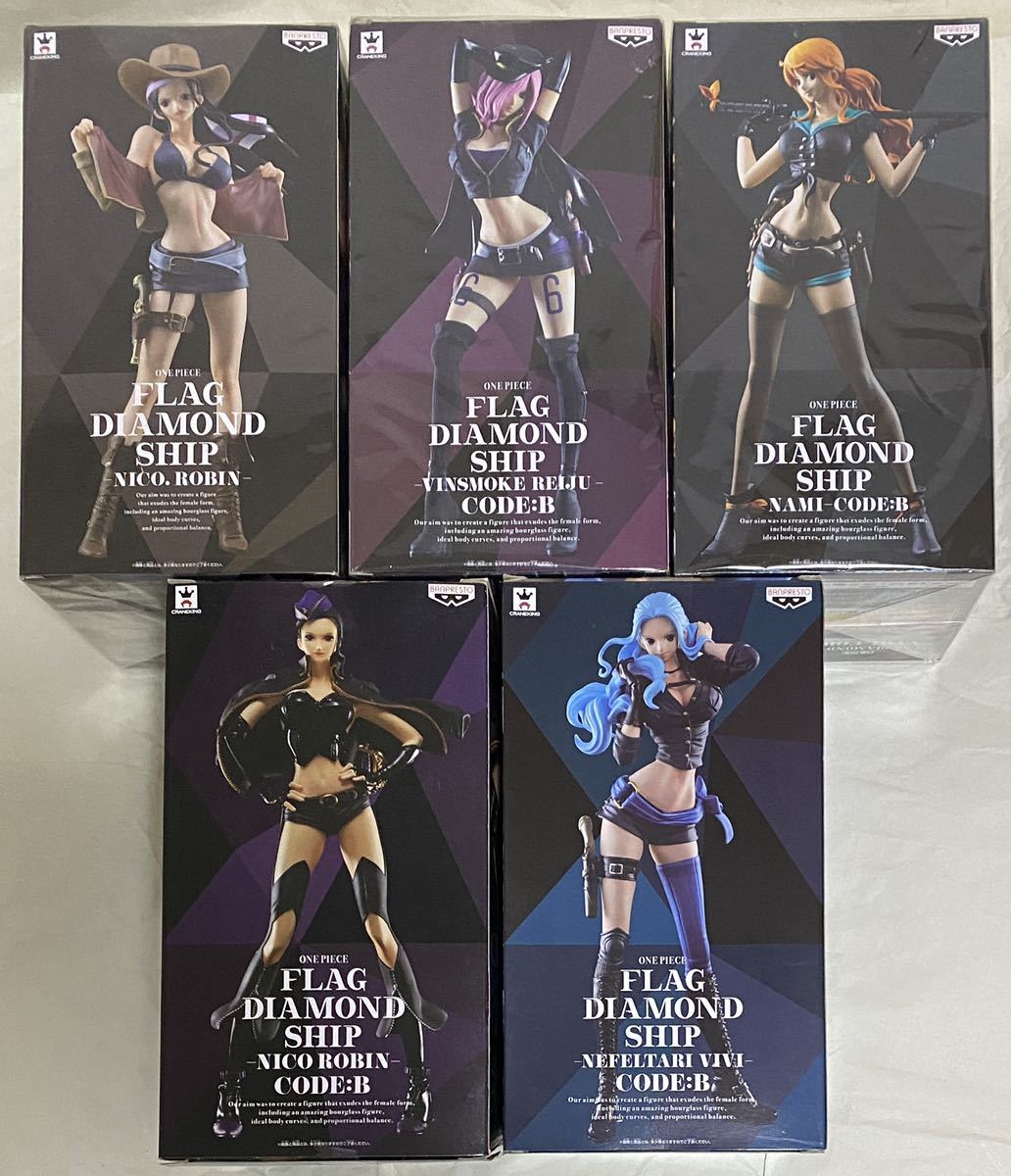 DIAMOND SHIP FLAG ワンピース - フィギュア メルカリ ワンピース|ハードオフ公式通販 バンダイ(BANDAI)|FLAG PIECE ONE 新品・未開封ワンピース 未開封ワンピース CODE:B CODE：B ヴィンスモーク