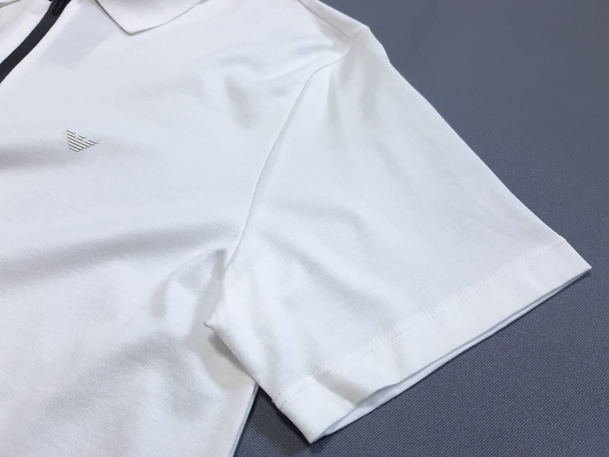 新品] EMPORIO ARMANI ハーフジップとなる【メンズ・ジャージ半袖 