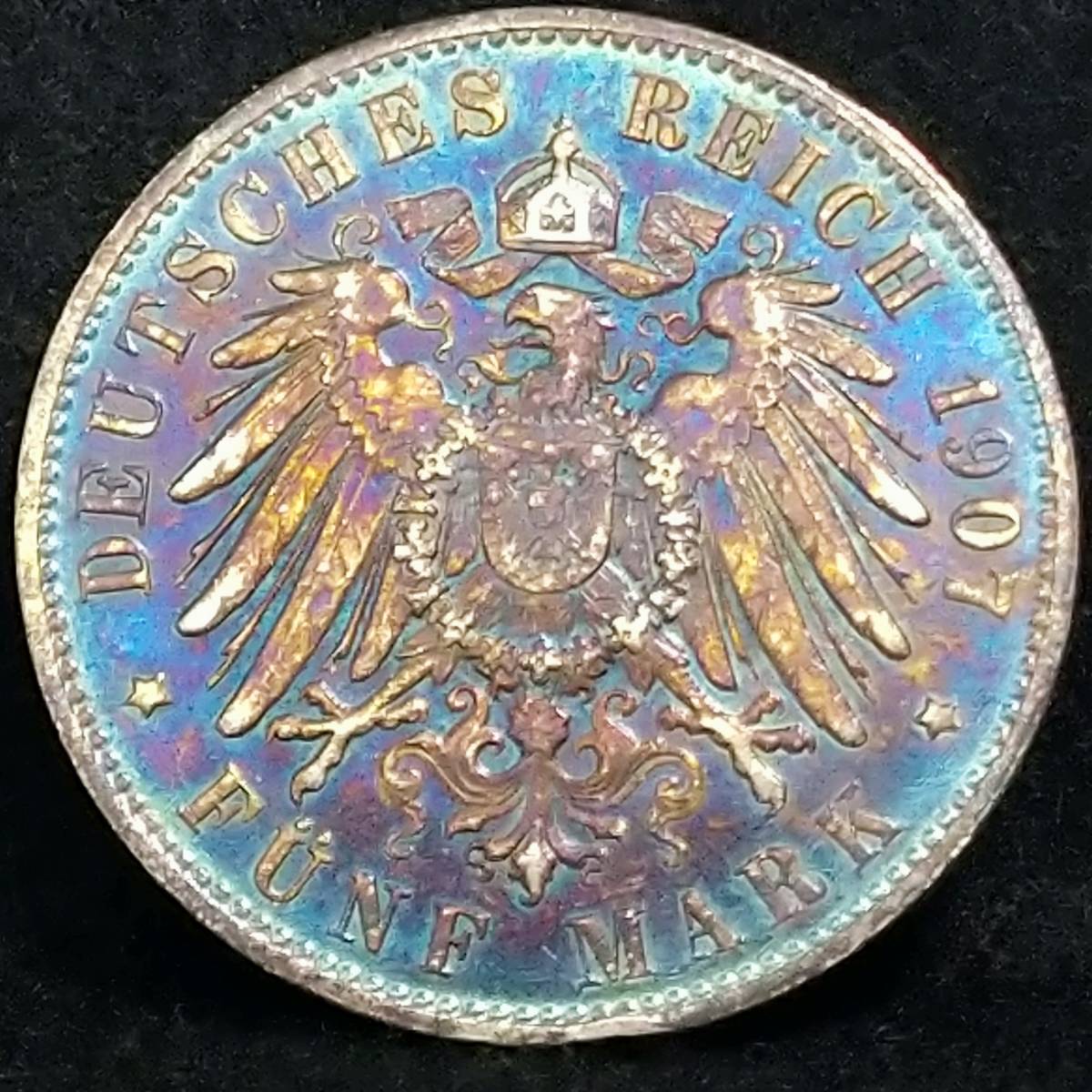 ハンブルグ | 銀貨 NGC - ドイツ 最高鑑定1907年 ハンブルク FDC Proof