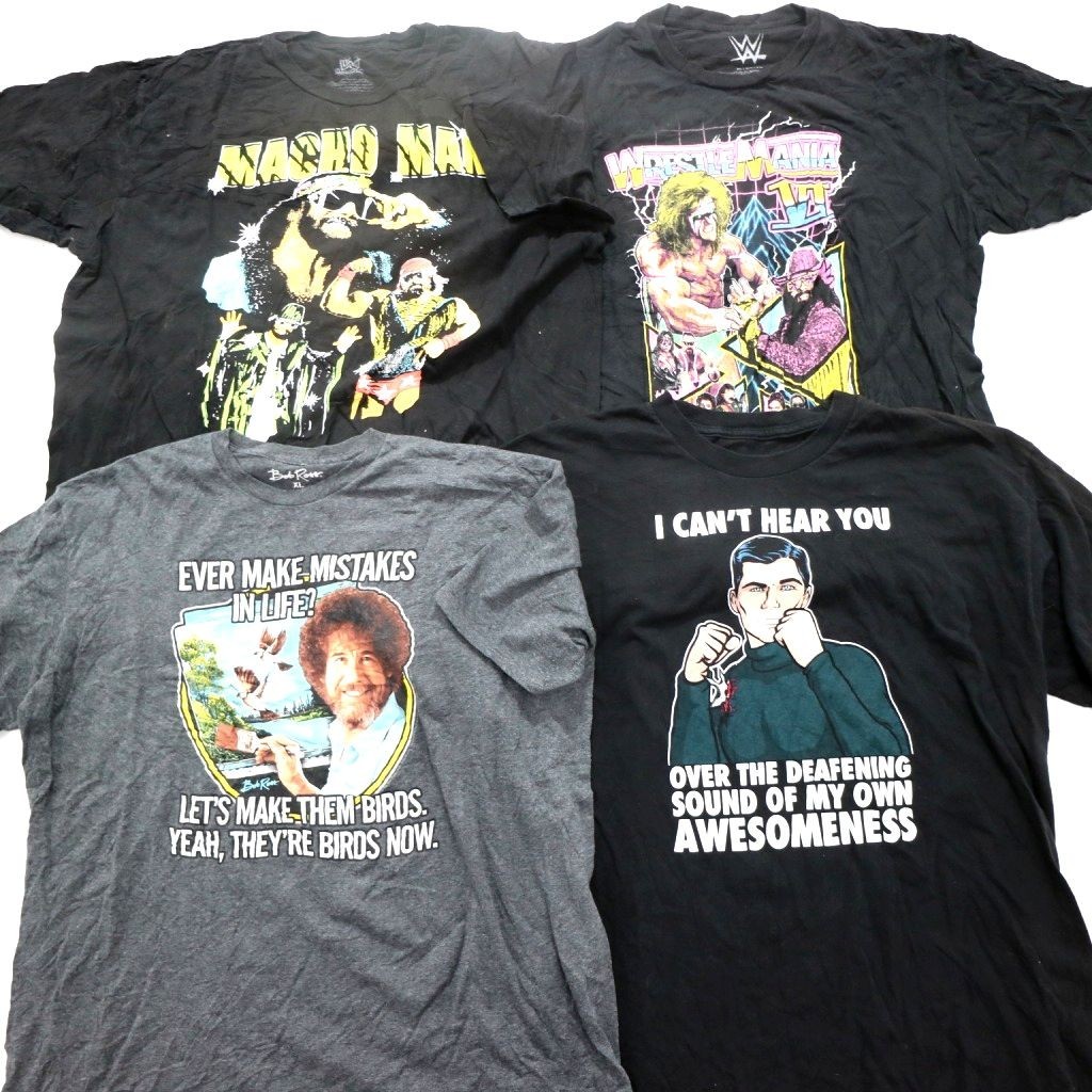 ◎人物 プリント Tシャツ set 顔 有名 他 (0XL) 16枚セット まとめ売り