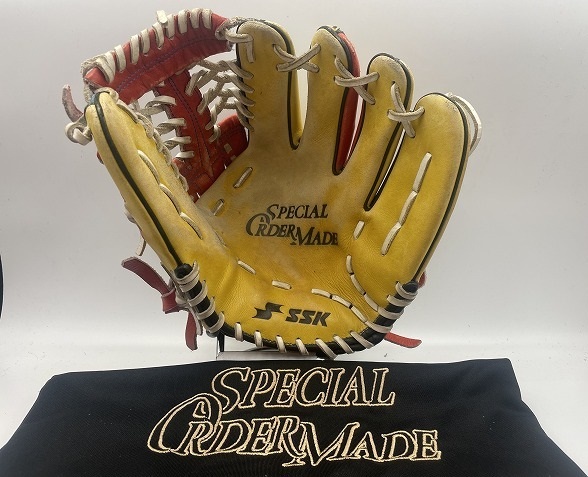SSK 軟式内野手用グローブ スペシャルオーダー 刺繍あり 即戦力品(内