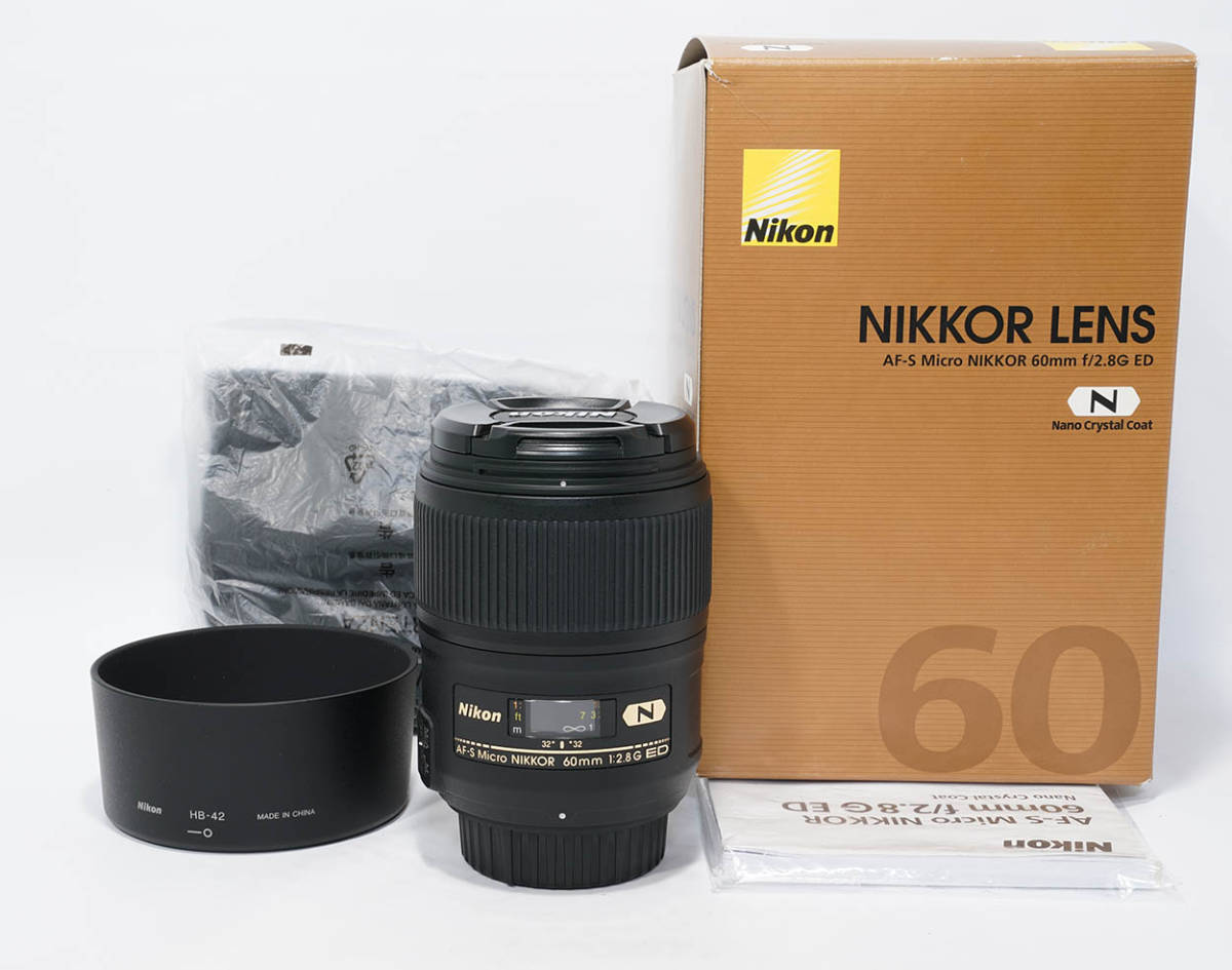 箱付き美品 Nikon AF Micro Nikkor 60mm F/2.8