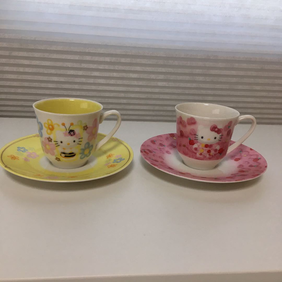キティ カップ&ソーサー 25周年 6点セット 1999 食器 ハローキティ 