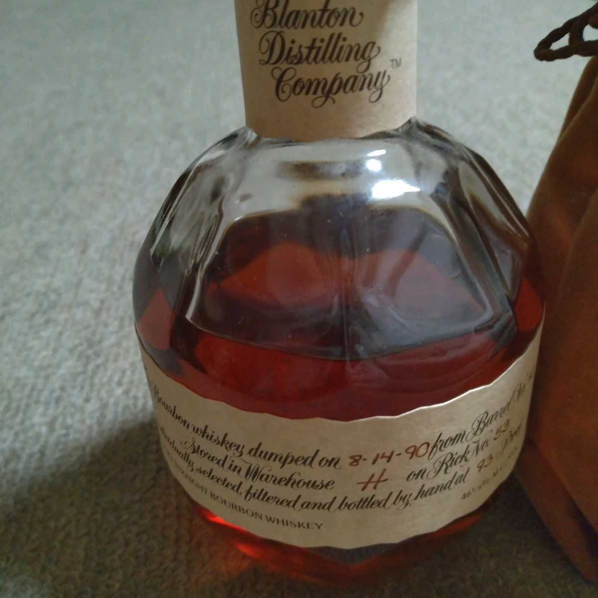 シングルバレル ブラントン バーボン 飲料 1991・375ml Blanton