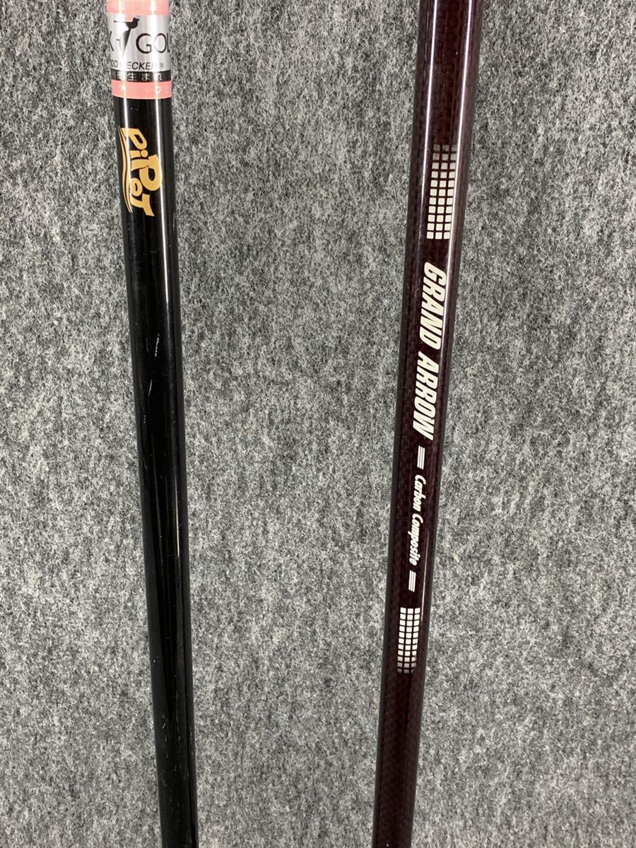 ブリジストン pipot ピポット パークゴルフクラブ 2本セット 右打ち Grand Arrow グランドアロー carbon カーボン