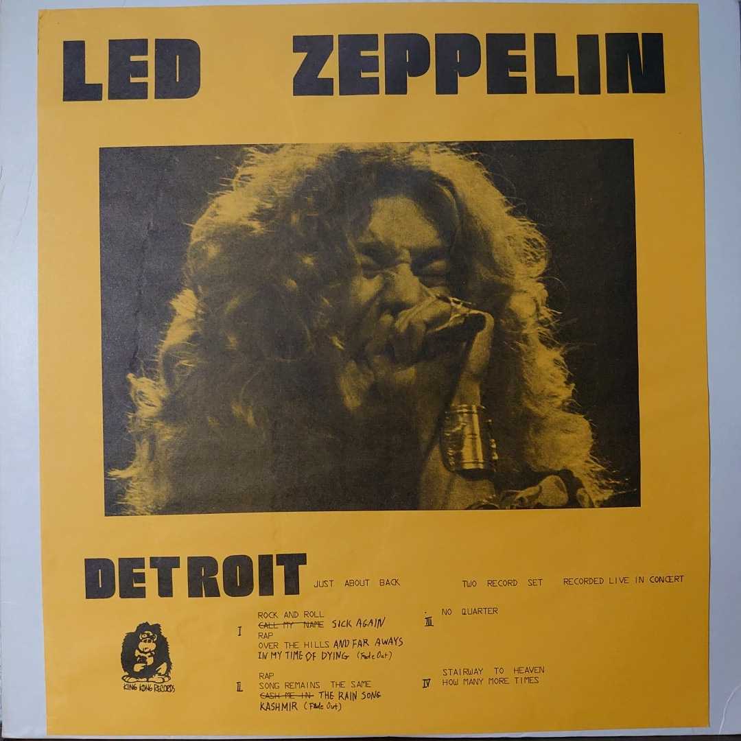 ABOUT JUST ⁄ LED ZEPPELIN – 0 Led - Zeppelin 1046: 'DETROIT BACK